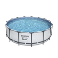 Bestway Pool Komplett-Set hellgrau 457 x 122 cm
