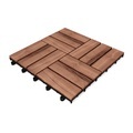 Bodenplatten aus Akazienholz 11-er Set