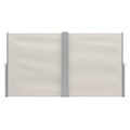 Doppelseitenmarkise VIA 160 x 800 cm beige