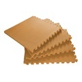 Bodenmatte 61 x 61 x 2 cm orange 4er Set