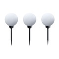 Solarlampe rund 20 cm 3er-Set