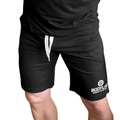 Bodylab24 Shorts Schwarz mit weißem Logo - XXL
