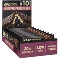 Optimum Nutrition, Whipped Protein Bar - 10x60g - Chocolate Rocky Road