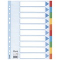 ESSELTE Register A4 / 10-geteilt, bunter Karton