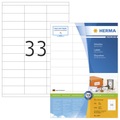 HERMA Etiketten Premium A4 weiss 70x25,4 mm Papier 3300 St.