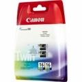 Canon Tintenpatrone BCI-16 C Original Cyan, Magenta, Gelb 9818A002 Druckerpatrone