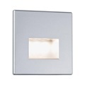 Paulmann LED-Wandeinbauleuchte Edge, chrom matt