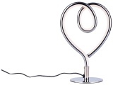 Tischlampe LED 16 x 23.5  HEART Matt Chrom 6 w pro
