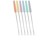 Gabeln COOK Stahl rostfrei Grau, Türkis, Blau, Violett, Gelb, Orange