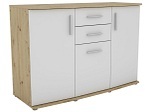 Kommode RONDO 3 Türen 2 Schubladen artisan eiche