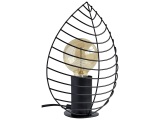 Tischlampe LEAF 25cm 40W schwarz