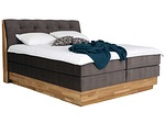 undefined, Boxspringbett ENGELBERG 180x200cm braun