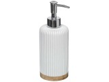 Seifenspender NATURE weiss, braun