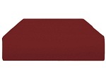 Fixleintuch DH BOXSPRING 180x200cm bordeau