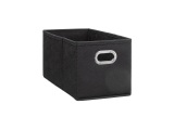 Aufbewahrungsbox JOVAN dunkelgrau 31 cm x 15 cm x 15 cm