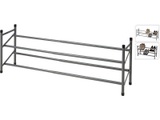 Schuhablage PRASLIN schwarz 4.8 cm x 60.5 cm x 24 cm