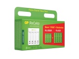 GP Batteries E411 ReCyko Rundzellen-Ladegerät NiMH Micro (AAA), Mignon (AA)