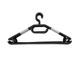 Set 10 Kleiderbügel TWIST schwarz