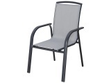 Gartenstuhl SANTA FE Aluminium hellgrau