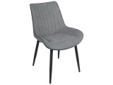 Bobochic - 4er-Set Stühle Mino - Schwarz und Grau
