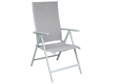 Gartensessel COLOR aluminium hellgrau