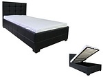 undefined, Bett MONZA BLACK 90x200cm schwarz