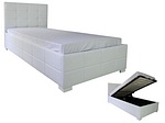 Bett MONZA WHITE 90x200cm weiss