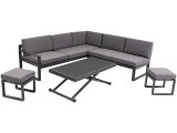 Garten-Set DOCA grau anthrazit