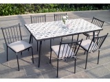 Gartenstuhl CERAMICA Metall schwarz