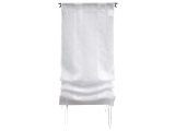 Vorhang RAYURE Durchsichtig Gestreift Weiss Tunnel Polyester 60 x 120 cm