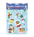DoDo, dodo Wandsticker Pinguins Weihnachten 15 Sticker, 36M+