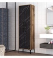 Home - Mehrzweckschrank - Braun und Schwarz