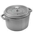 undefined, Staub - Schmortopf mit Deckel La Cocotte 24 cm - Grau