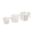 undefined, Opitec - Messbecher-Set, 3 Größen (1000ml-500ml-250ml)