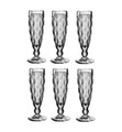 Leonardo - Sektglas Brindisi 140 ml, 6 Stück, Anthrazit