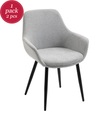 SalesFever - Set aus 2 Sesseln Hellgrau