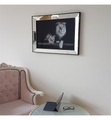 Home - Dekoratives Spiegel & Bild-Set - Mehrfarbig