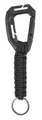 undefined, Paracord Schlüsselanhänger mit Molle-Karabiner - schwarz