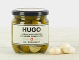 Hugo Reitzel, Schweizer Cornichons mit Knoblauch, 200g