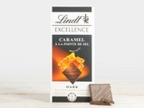 Lindt Excellence Tafelschokolade Dunkel Caramel à la Pointe de Sel, 100g
