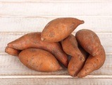 Bio Süsskartoffeln, gewaschen