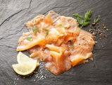 Swiss Alpine Fish, Swiss Lachs kaltgeräuchertes Filet, geschnitten, 500g