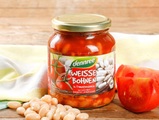 Bio Weisse Bohnen in Tomatensauce, 350g
