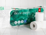 Schweizer WC-Papier Oeco swiss Classic 3-lagig, 100% Recycling-Faserstoff, 10 Rollen