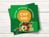 Farmy Suisse Romande, Farmy Geschenkgutschein für CHF 500