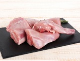 IP-SUISSE Kaninchen Hälfte, geschnitten, ca. 750g