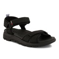 Rieker Damen Flache Sandalette Schwarz