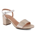 Varese Damen Hohe Sandalette Gold