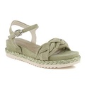 Tamaris Damen Hohe Sandalette Grün