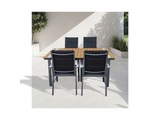 Contini, CONTINI, Unsere Neuheiten, CONTINI Gartentischset 180x90xm mit 4 Stühlen Gartenmöbel, Produkte & Wohnen